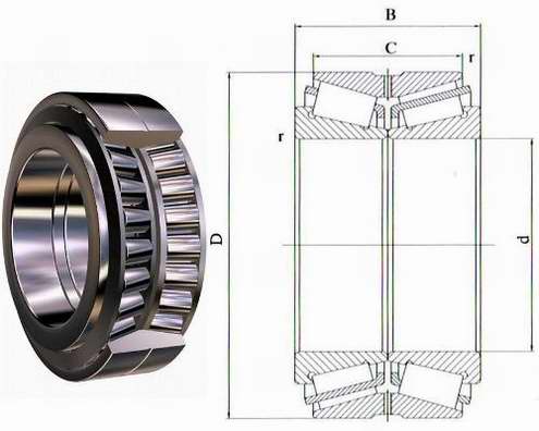 Double-row taper roller bearings